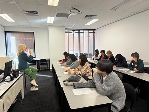 留学をリアルに体験！レッスンにチャレンジ