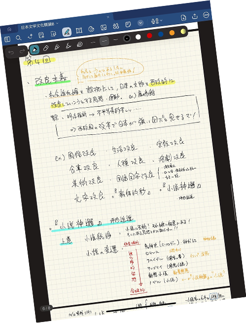 手書き派も紙ノートより便利に