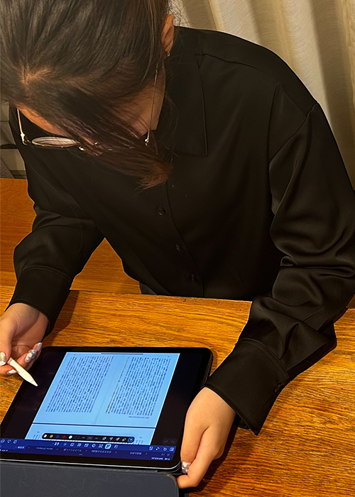 文学部 清水さん